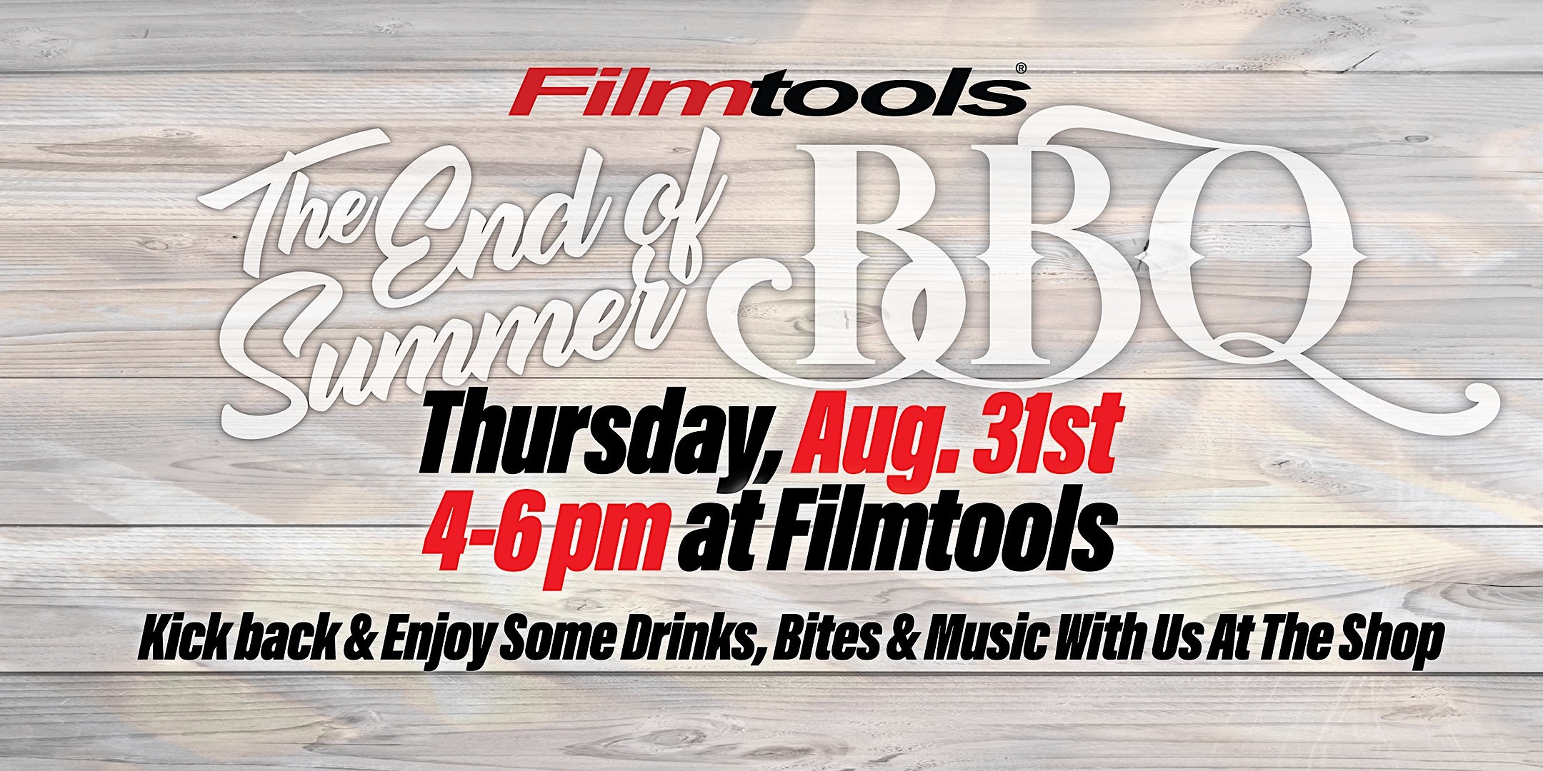 End Of Summer BBQ @ Filmtools 
