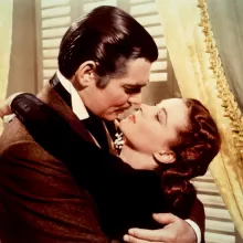 Clark Gable, Vivienne Leigh "Gone With the Wind"