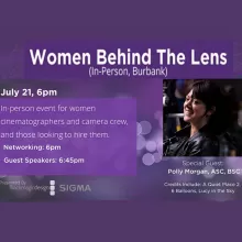 Women Behind the Lens: with Polly Morgan, ASC, BSC