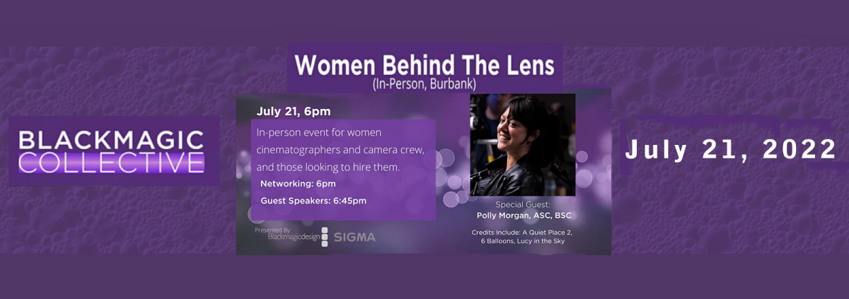 Women Behind the Lens: with Polly Morgan, ASC, BSC