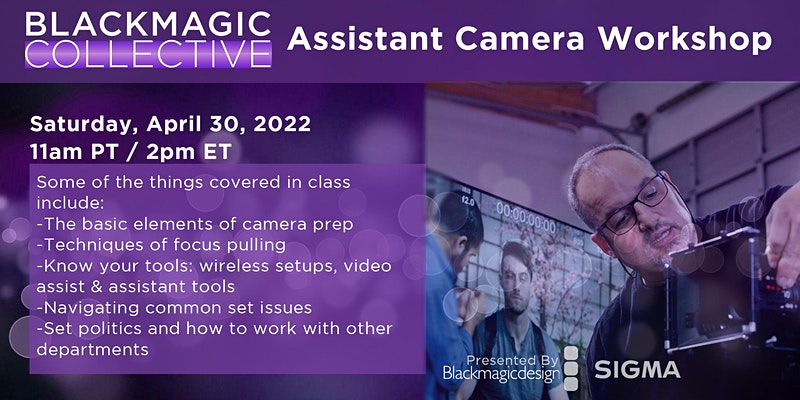 BMC Assistant Camera Workshop