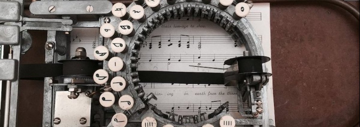 Keaton Music Typewriter from the 1950's